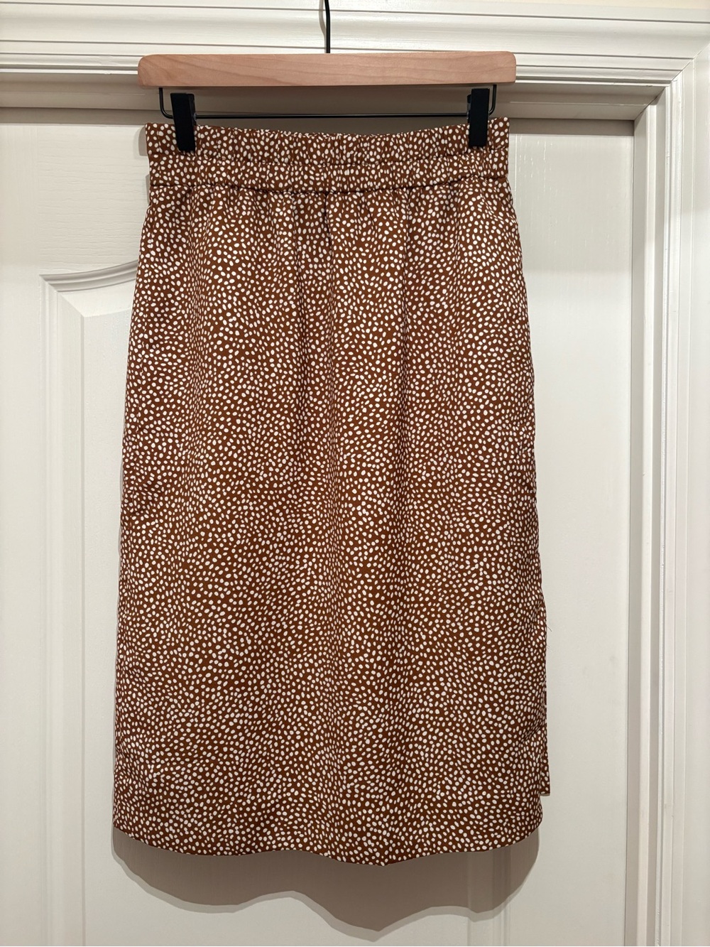 Women’s J. Crew Factory polka dot midi skirt size XS